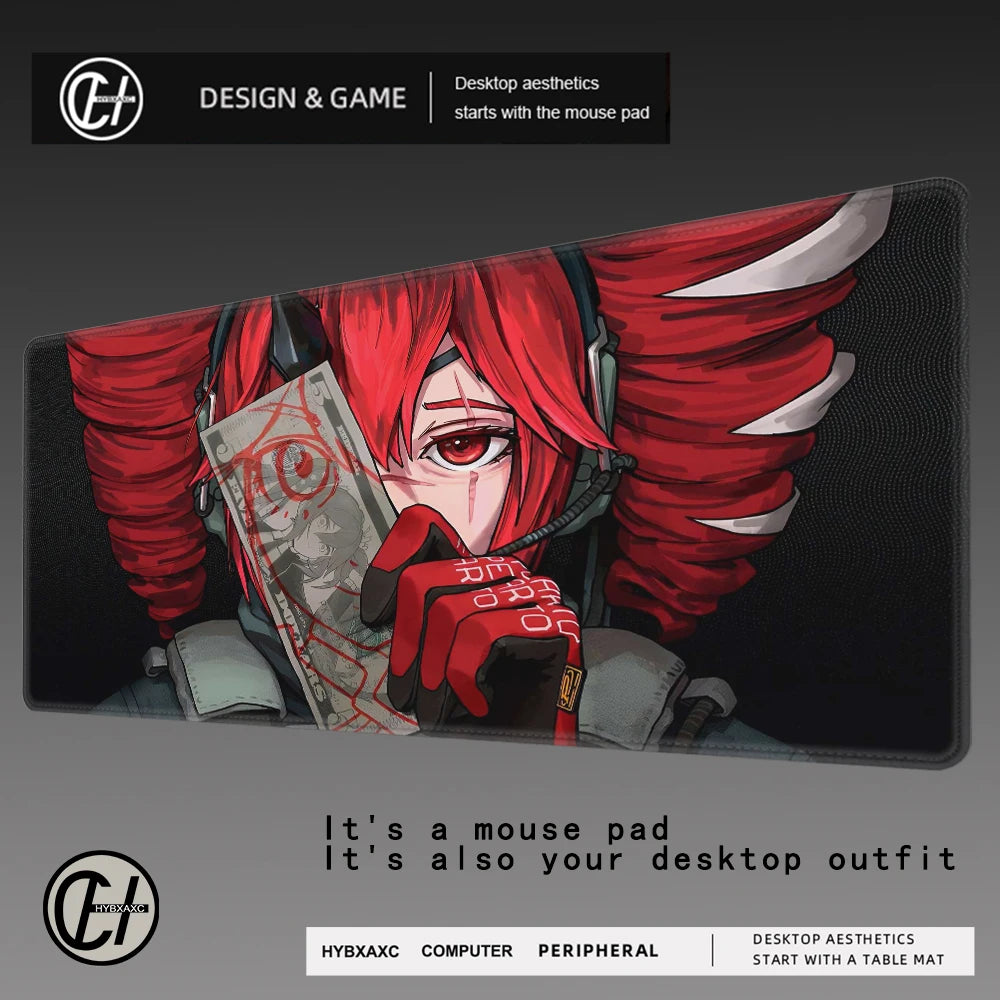 Kasane Teto "Desktop Outfit" XL Gaming Mousepad – High-Definition UTAU Art