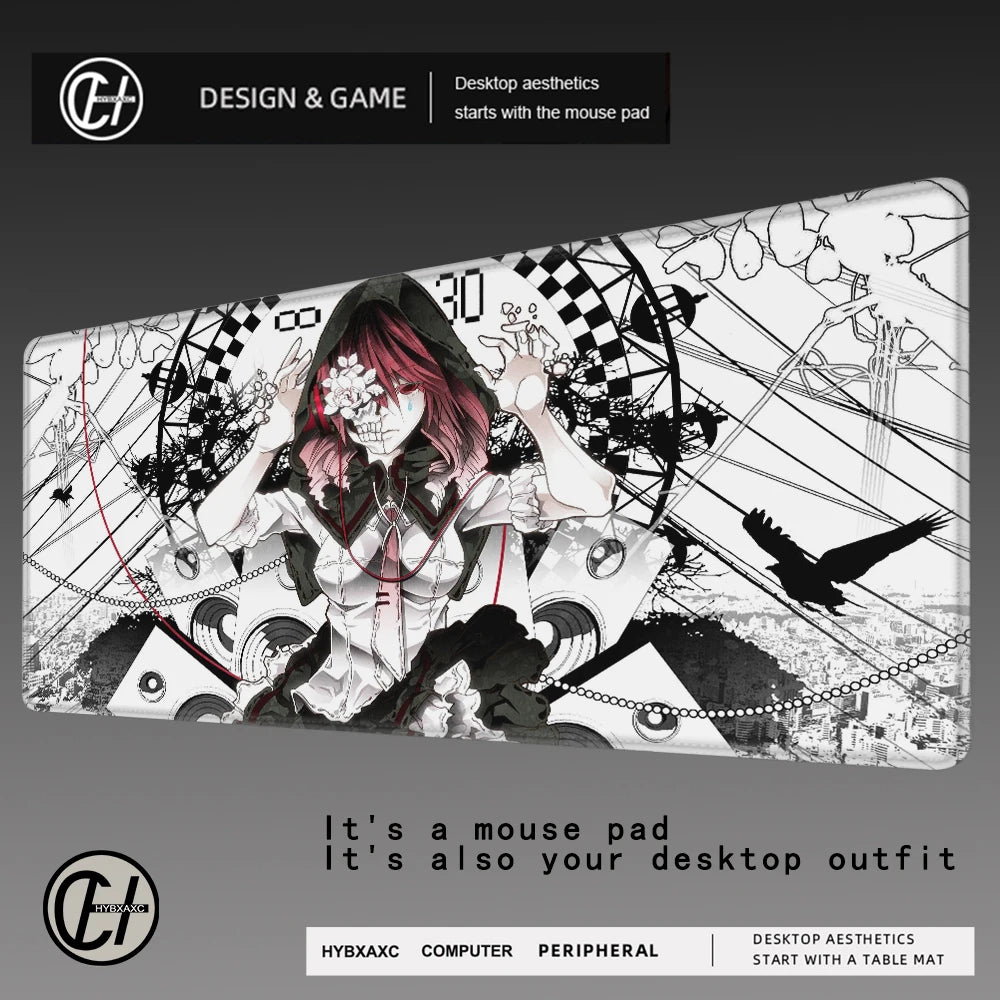 Kasane Teto "Desktop Outfit" XL Gaming Mousepad – High-Definition UTAU Art
