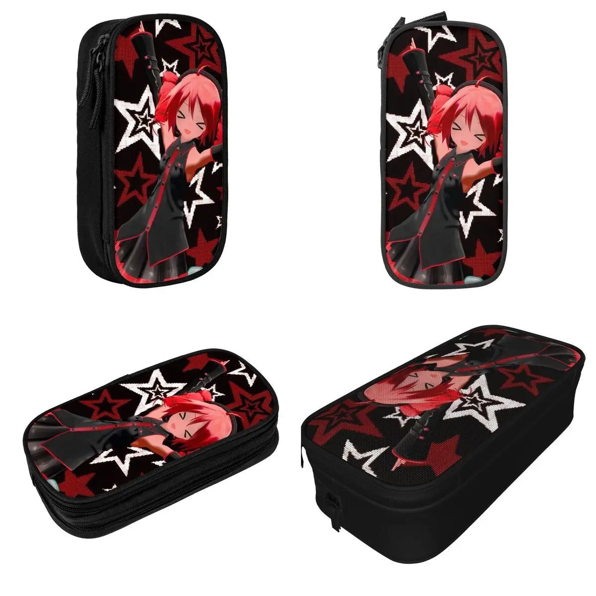 Kasane Teto High-Capacity Expandable Pencil Case - Multiple UTAU Designs