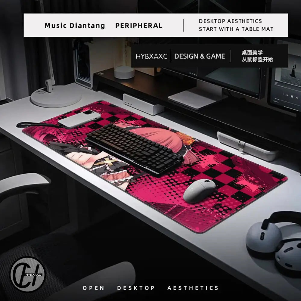Kasane Teto "Desktop Outfit" XL Gaming Mousepad – High-Definition UTAU Art