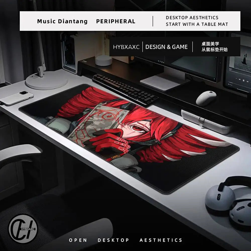 Kasane Teto "Desktop Outfit" XL Gaming Mousepad – High-Definition UTAU Art