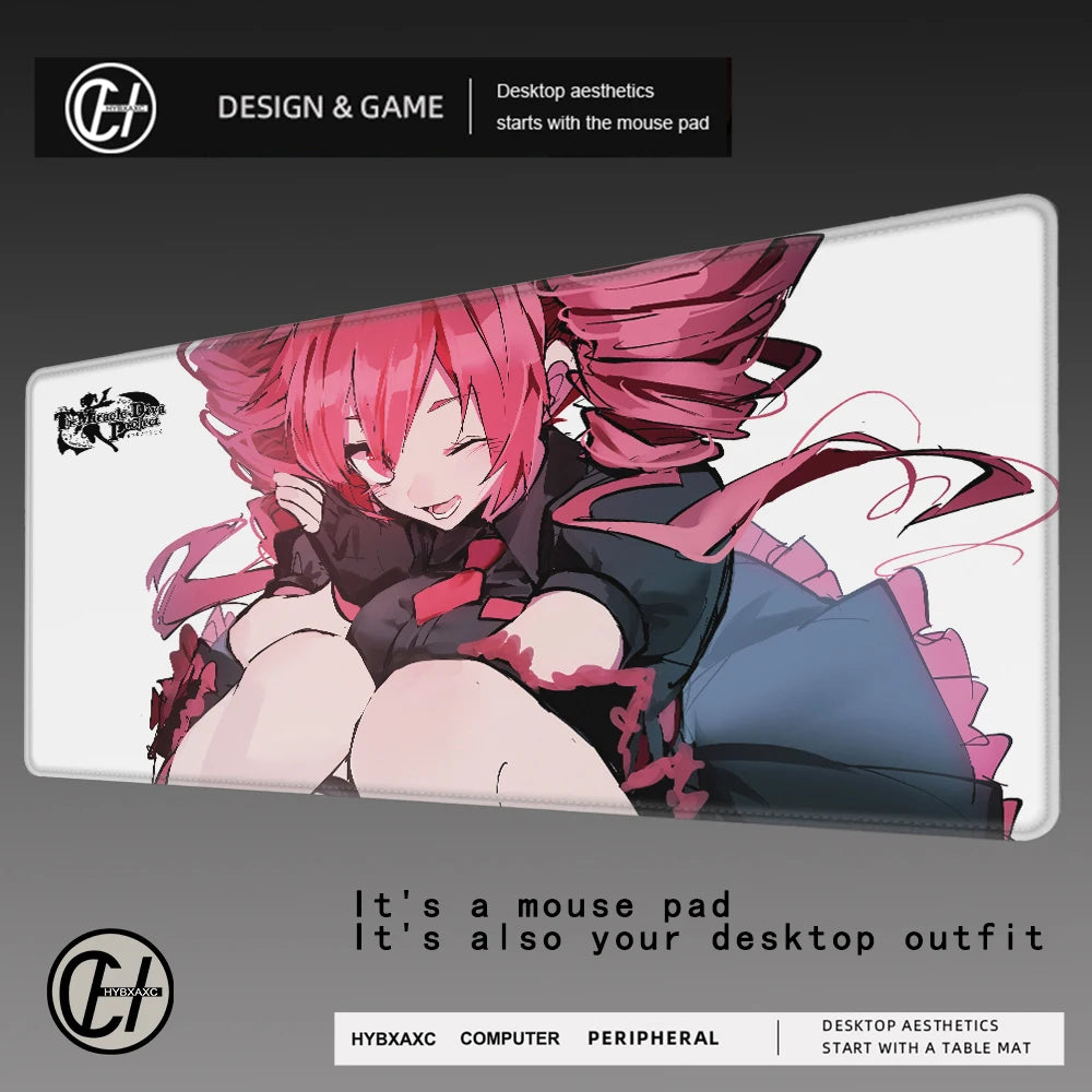 Kasane Teto "Desktop Outfit" XL Gaming Mousepad – High-Definition UTAU Art