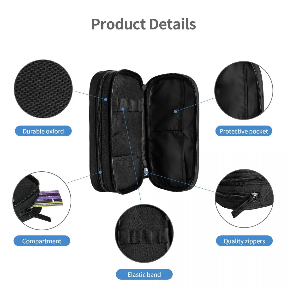 Kasane Teto High-Capacity Expandable Pencil Case - Multiple UTAU Designs