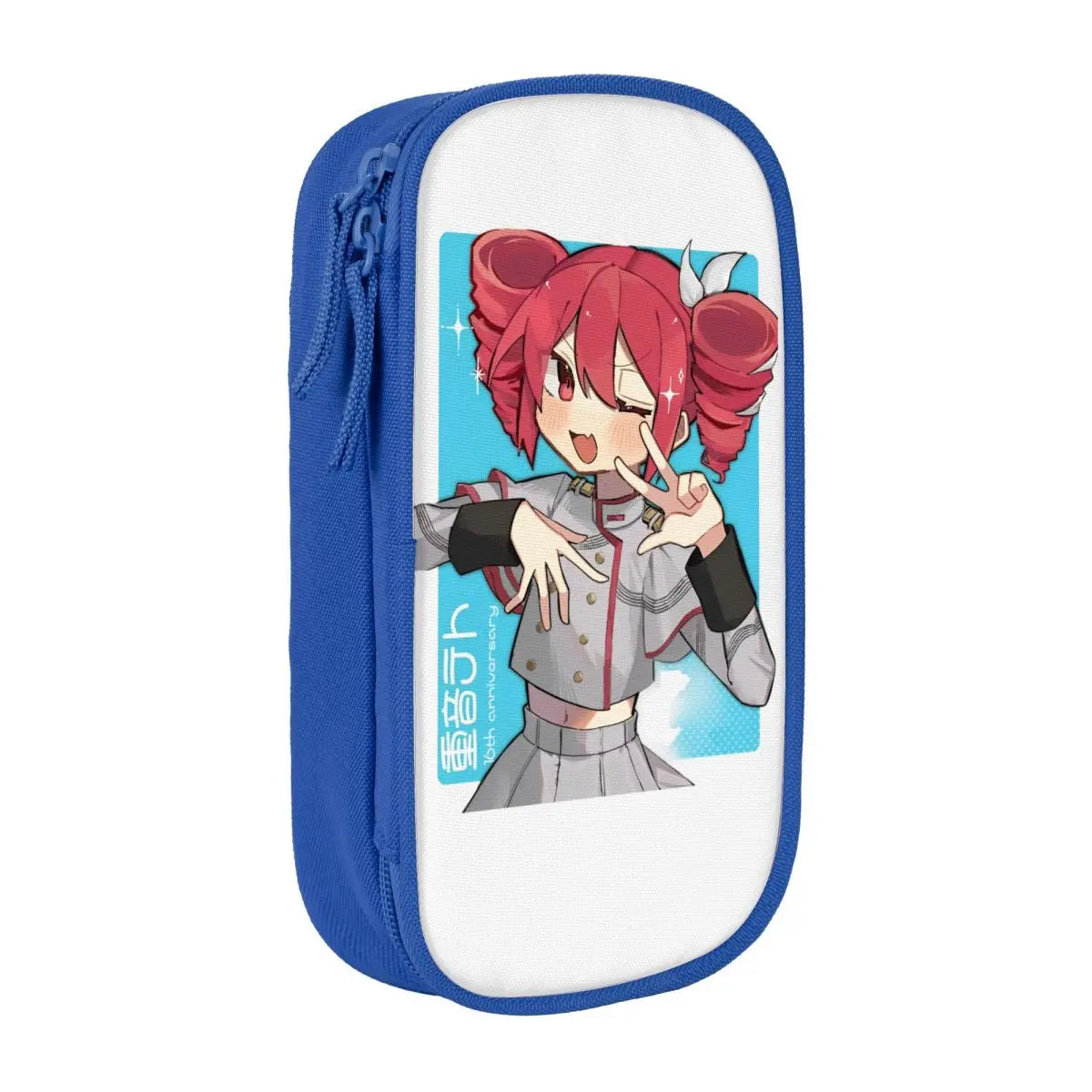 Kasane Teto High-Capacity Expandable Pencil Case - Multiple UTAU Designs