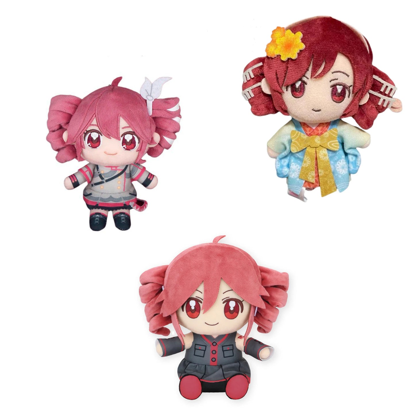 Kasane Teto Plush Collection - Classic, SynthV, and Kimono Editions