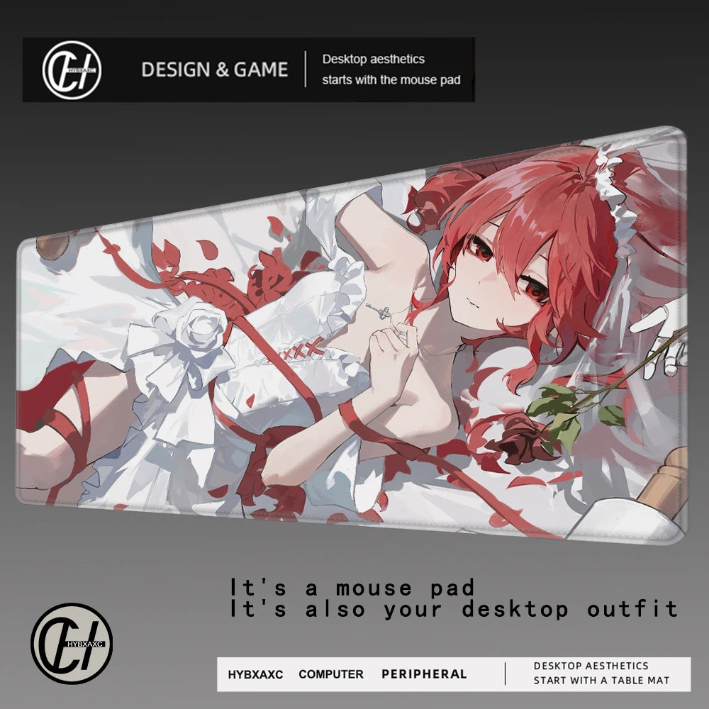 Kasane Teto "Desktop Outfit" XL Gaming Mousepad – High-Definition UTAU Art