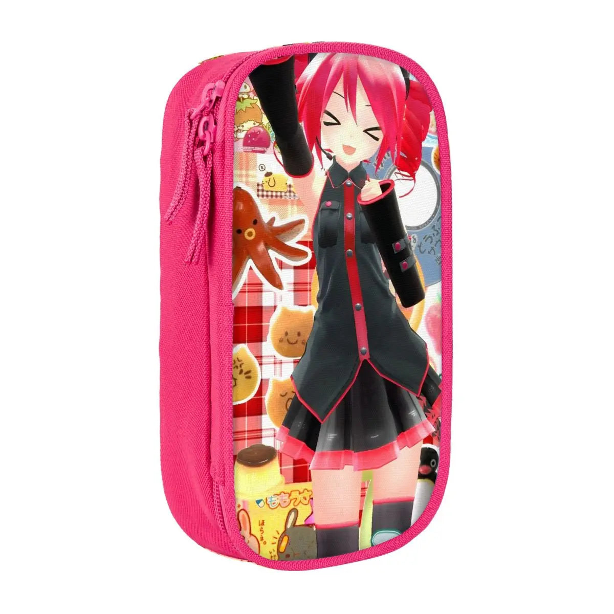 Kasane Teto High-Capacity Expandable Pencil Case - Multiple UTAU Designs